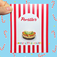 Load image into Gallery viewer, Chicago Dog Pin/Brooch