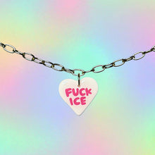 Load image into Gallery viewer, FUCK ICE- GOLD NECKLACE