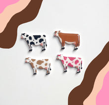 Load image into Gallery viewer, COW EARRINGS