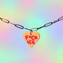 Load image into Gallery viewer, F*CK ICE- SILVER  NECKLACE
