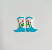 Load image into Gallery viewer, ROSE COWBOY BOOTS
